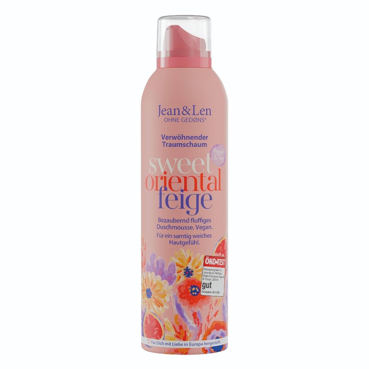 Піна-мус для душу JEAN LEN Арганова олія та інжир, 200 мл