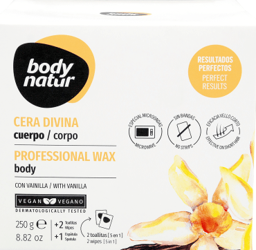 Воск для депиляции тела Body Natur, 250 г+2 салфетки