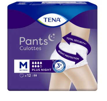 Підгузки-труси Tena Plus Night Medium для дорослих, 12 шт.