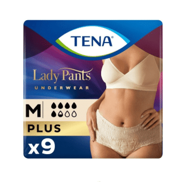 Трусы урологические для женщин Tena Lady Pants, Plus M Creme, 9 шт