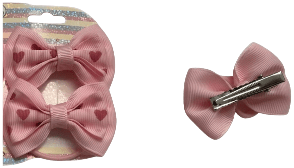 Затиски для волосся Violetta дитячі рожеві 2 шт