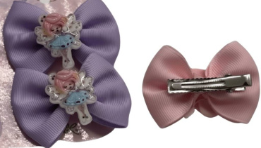 Затиски для волосся Violetta дитячі фіолетові 2 шт