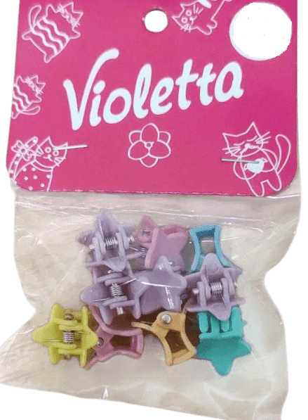 Міні-крабики Violetta для волосся дитячі 10 штук
