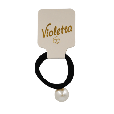 Резинка для волос Violetta с бусиной (CH-SPR-25-186) 1шт