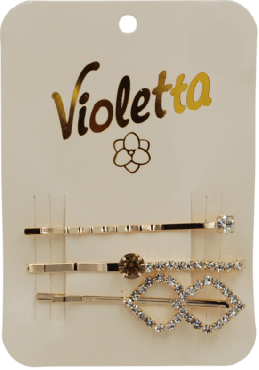 Невидимки для волос Violetta (CH-SPR-25-246) 3 шт