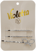 Невидимки для волос Violetta со стразами (CH-SPR-25-247) 3 шт