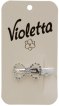 Зажим для волос Violetta с блестящими стразами 1 штука