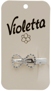 Зажим для волос Violetta с блестящими стразами 1 штука