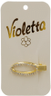 Зажим для волос Violetta с овальным декором 1 штука