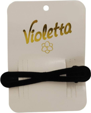 Затиск для волосся Violetta класичний чорний 1 шт
