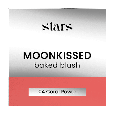 Рум'яна для обличчя запечені Stars from the stars MOONKISSED відтінок 04 coral power, 5.5 г