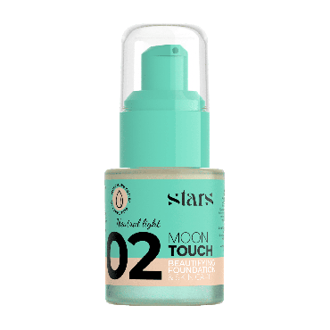 Тональний крем для обличчя Stars from the stars MOON TOUCH відтінок 02 Neutral liгht, 25 г фото 3