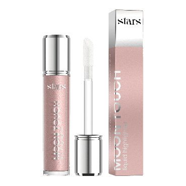 Хайлайтер для обличчя рідкий Stars from the stars MOON TOUCH 02 Pink Champaгne, 12 г фото 5