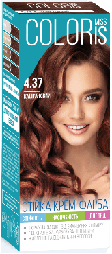Фарба для волосся Miss Coloris 4.37 каштановий