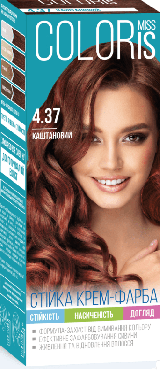 Краска для волос Miss Coloris оттенок 4-37 Каштановый фото 1