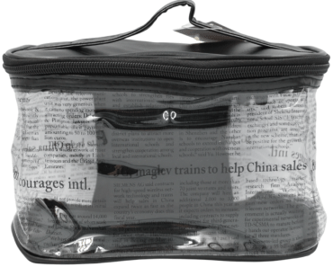 Бьюті-кейс Газетний принт ( CH-SPR-25-23) 1 шт.