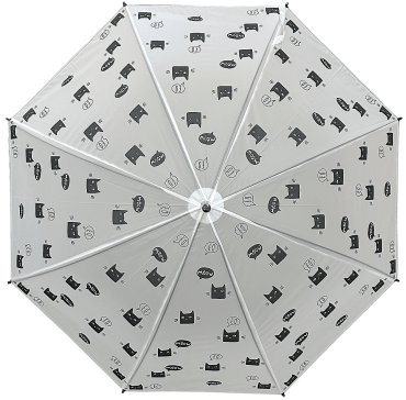 Зонтик детский SKY полуавтомат с веселым принтом Котики 1 шт