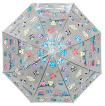 Зонтик детский SKY полуавтомат с ярким принтом сов и прозрачным куполом 1 шт.
