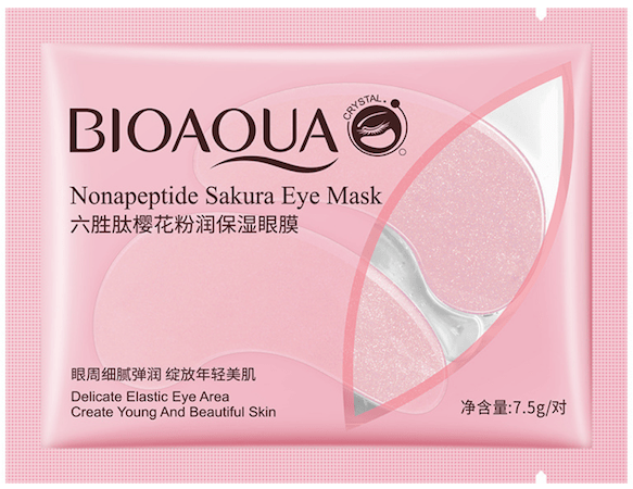Патчи под глаза BIOAQUA гидрогелевые с сакурой, 7.5 г