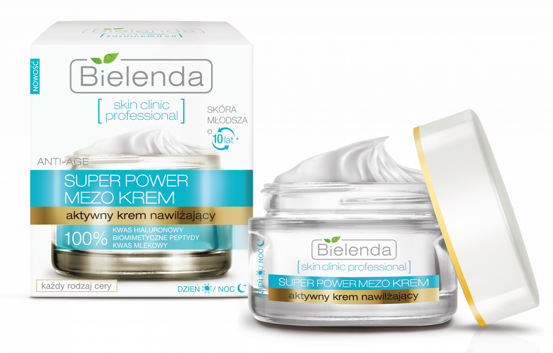 Увлажняющий крем для лица с гиалуроновой кислотой 30+ день/ночь Bielenda Skin Сlinic Рrofessional, 50 мл