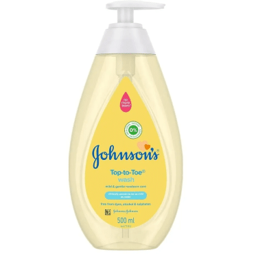 Johnson&Johnson шампунь и пенка для мытья и купания детский От макушки до пяточек, 500мл