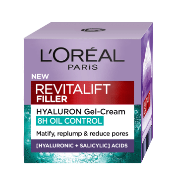 Крем-гель для обличчя L`Oreal Revitalift Filler для комбінованої шкіри для підвищення пружності, 50мл фото 1