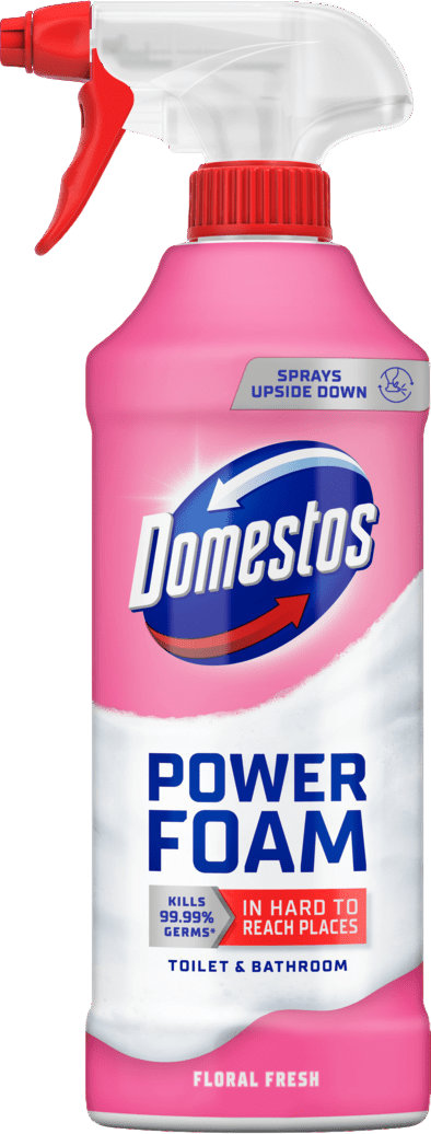 Спрей-пена для чистки Domestos Цветочная свежесть 435 мл