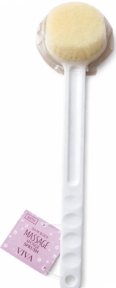 Масажна щітка VIVAfruts для миття та сухого масажу тіла