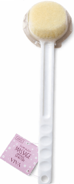 Масажна щітка VIVAfruts для миття та сухого масажу тіла