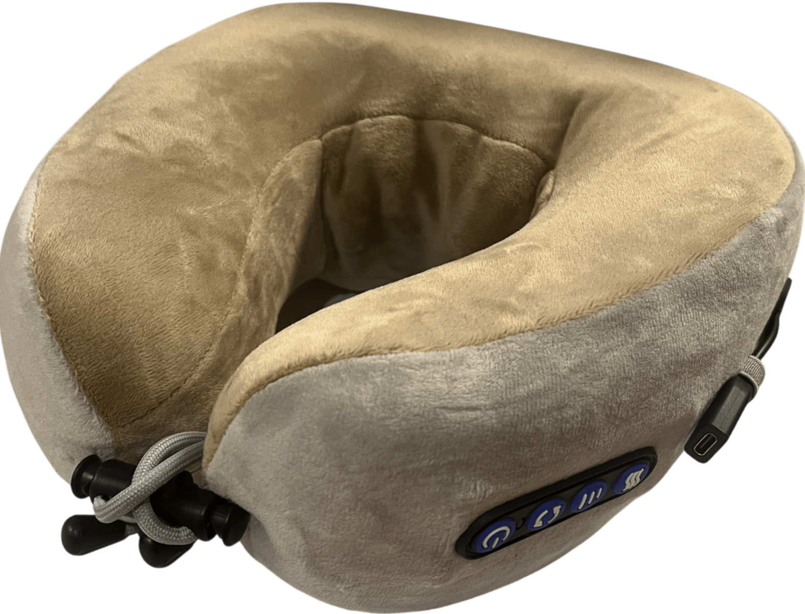 Масажер-подушка електричний USB для шиї дорожній