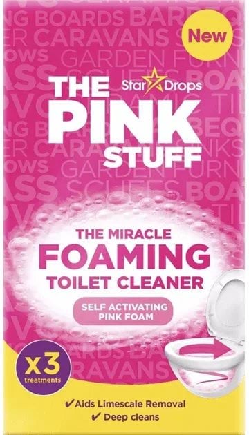 Порошок для чищення унітазу The Pink Stuff 3 шт. х 100 г