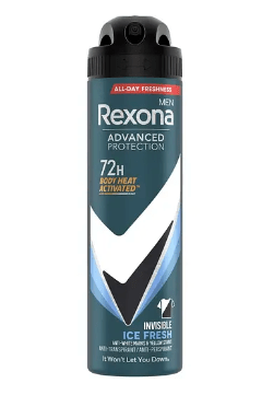 Rexona Men дезодорант спрей Прозорий лід 72 години, 150мл