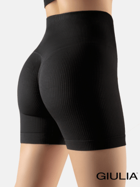 Шорты Giulia SHORTS RIB SHAPE, р. S/M, black фото 4