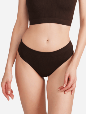 Трусики жіночі Giulia STRING BRIEFS BRAID, р. L/XL, chocolate