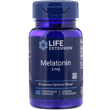 Life Extension Мелатонін 3 мг капсули №60