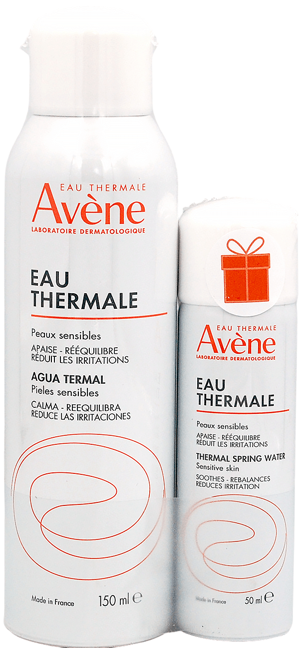 Термальна вода для обличчя Avene Thermale освіжаюча 150 мл + 50 мл
