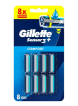 Gillette Sensor3 Плюс Комфорт змінні касети 8шт, 3леза