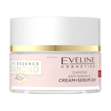 Крем-сыворотка для лица Eveline DIAMOND Lift Essence уменьшение глубоких морщин  50+, 50 мл