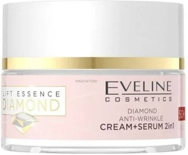 Крем-сыворотка для лица Eveline Diamond Lift Essence 50+, 50 мл
