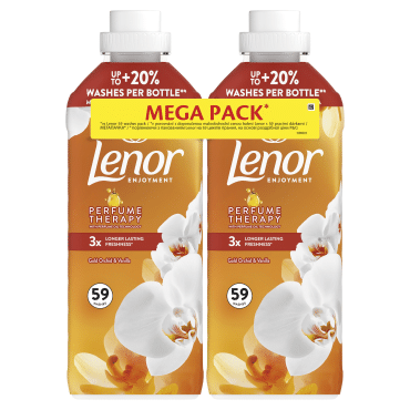 Кондиционер для белья Lenor Золотая орхидея 118 циклов стирки 2x1 239 л фото 1
