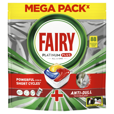 Капсулы для посудомоечных машин FAIRY Platinum Плюс Все в Одному Лимон, 88шт фото 1