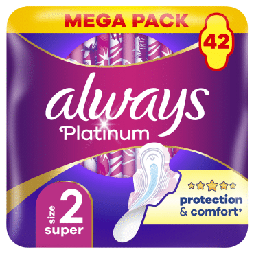 Гигиенические прокладки Always Platinum Super (Размер 2) 42 шт