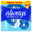 Гигиенические прокладки Always Ultra Day Super Extra (Размер 3) 40 шт