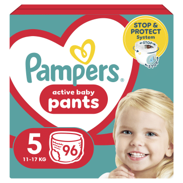 Подгузники-трусики Pampers Active Baby Pants Размер 5 (11-17 кг) 96 шт