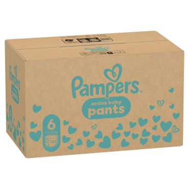Підгузки-трусики Pampers Active Baby Pants Розмір 6 (13-19 кг) 132 шт фото 1