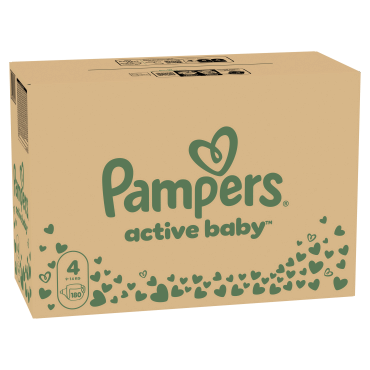 Подгузники Pampers Active Baby Размер 4 (9-14 кг), 180 шт фото 1