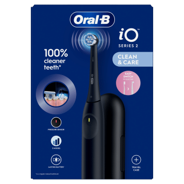 Электрическая зубная щетка Oral-B iO 2 Ультрачерная + Дорожный чехол фото 6
