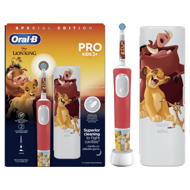 Электрическая зубная щетка Oral-B Pro Kids «Король Лев» + Футляр фото 2
