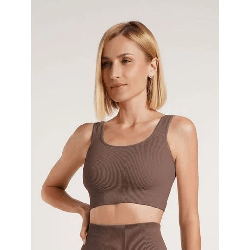 Топ Giulia TOP RIB, розмір S/M, deep taupe