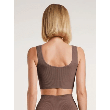 Топ Giulia TOP RIB, розмір S/M, deep taupe фото 1